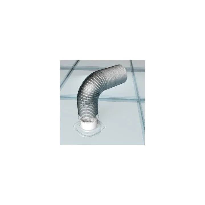 Adjustable exhaust anemostat with flange D100