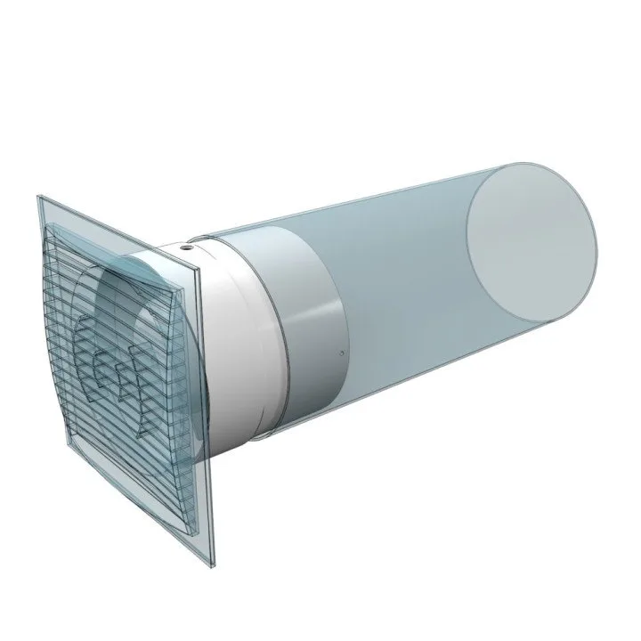 PROFIT 5, Kanálový axiální ventilátor pro přívod a odvod vzduchu SB D125