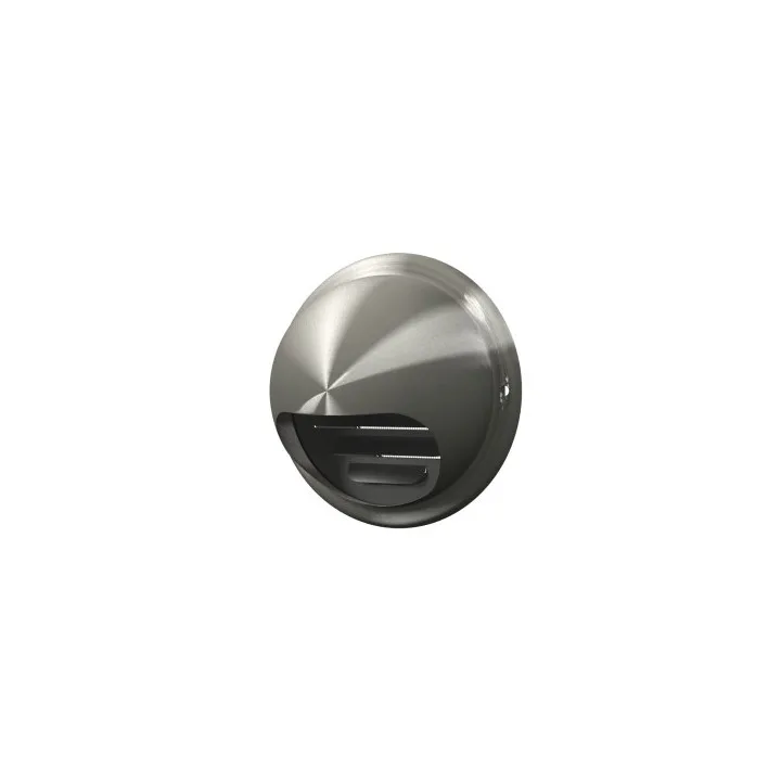Exhaust wall outlet with flange D150, stainless steel