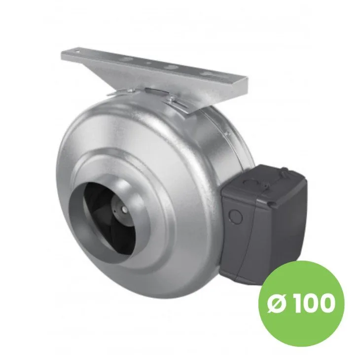 Výkonný potrubný radiálny ventilátor fi 100 pre kvalitné vetranie