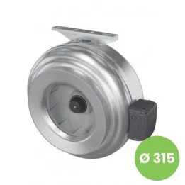 Radial duct fan MARS GDF 315 – 1500 m³/h performance