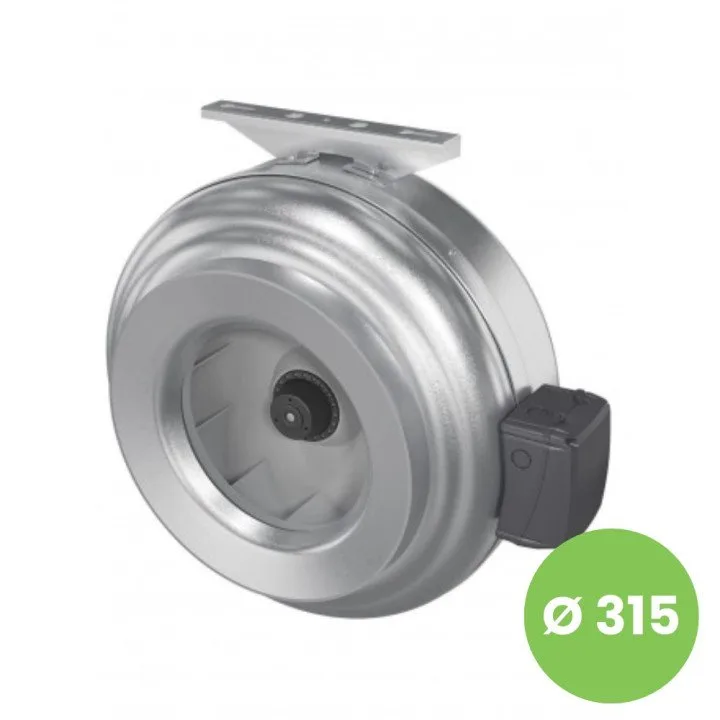 Radiálny potrubný ventilátor MARS GDF 315 – 1500 m³/h výkonu