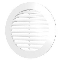 Exhaust round grill D200 with flange D160