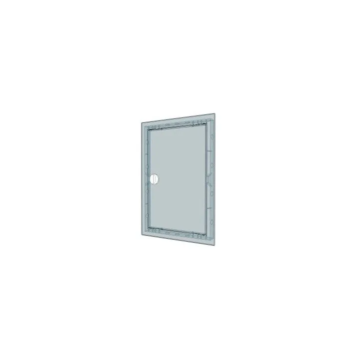Revision hatching door with handle 122x122 and flange 98x98