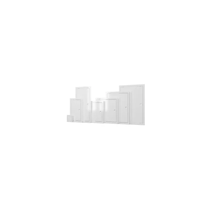 Revision hatching door with handle 122x122 and flange 98x98