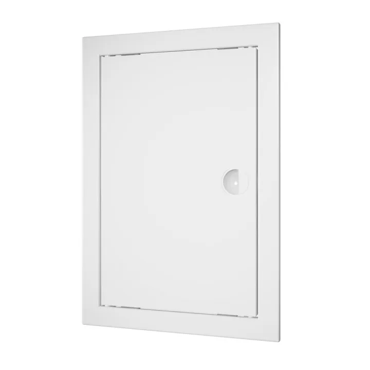 Felülvizsgálati ajtó 122x122 L1010R fogantyúval és peremmel - Akvavent