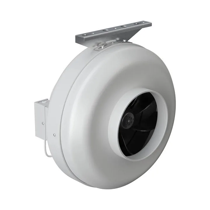 CYCLONE-EBM 125, plastový odstředivý kanálový ventilátor pro přívod a odvod vzduchu BB D125