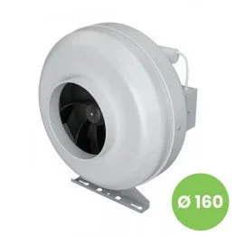 CYCLONE-EBM 160, Plastový centrifugální kanálový ventilátor pro přívod a odvod vzduchu BB D160