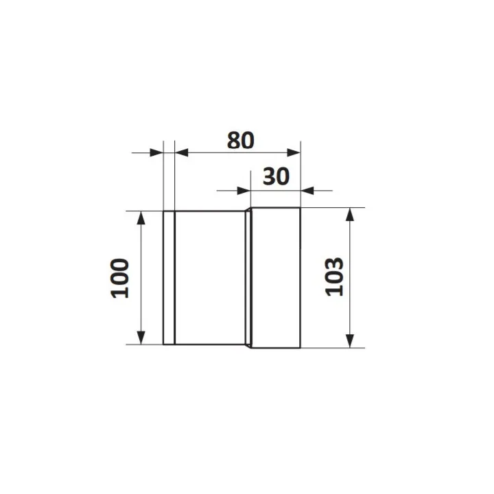 Energy-efficient duct fan 100 mm, 12V for high humidity areas