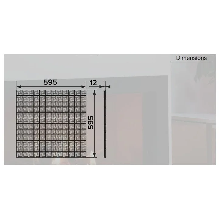 Szellőztető rács 595x595 mm Armstrong mennyezethez