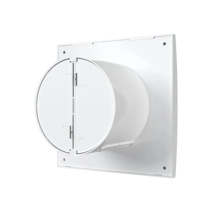 Csendes fürdőszobai ventilátor páratartalom- és időzítőszenzorral, 100 mm átmérővel