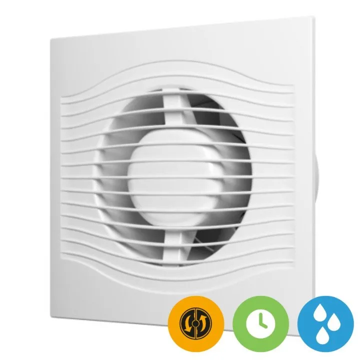 Good bathroom fan 125 mm with humidity sensor and timer