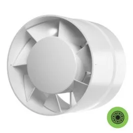 Kanálový axiálny ventilátor na prívod a odvod vzduchu D125 - Akvavent