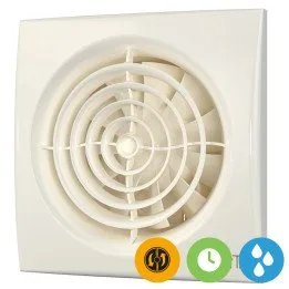 AURA 4C MRH Ivory, Aksialný odsávač vzduchu s ovládačom Fusion Logic 1.1 a spätným ventilom BB D100, slonová kosť