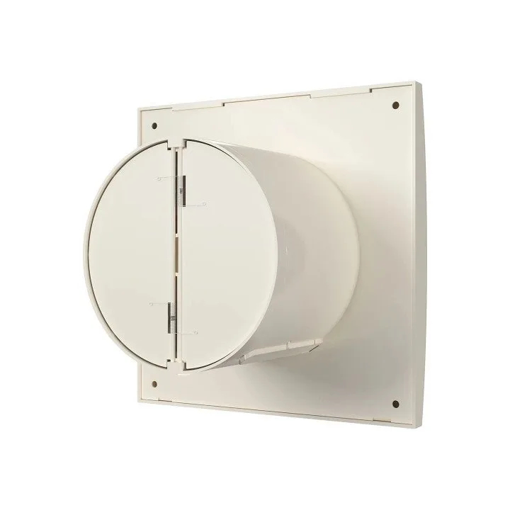 AURA 4C MRH Ivory, Axiální odtahový ventilátor s řízením Fusion Logic 1.1 a zpětnou klapkou BB D100, Slonovina