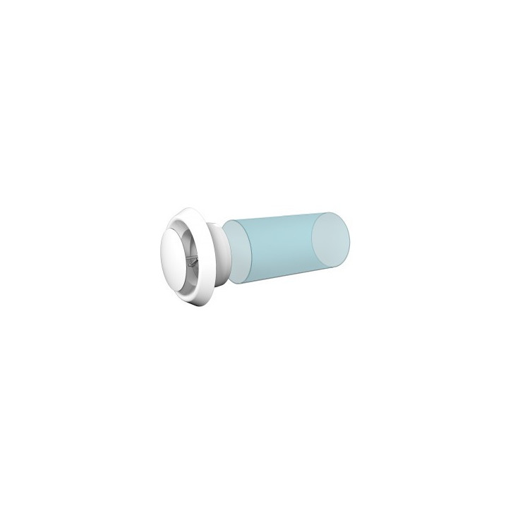 Adjustable inlet-and-exhaust anemostat with flange D100, image 4 of 5 in the gallery