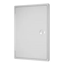 Revision hatching door with bolt handle 300x400, plated mounting