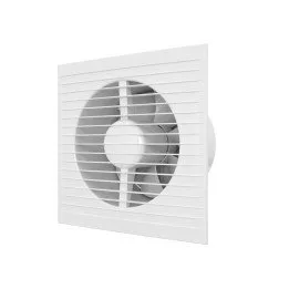 A 6S C, A 6S C, axiální ventilátor s mřížkou proti komárům a zpětnou klapkou D 150