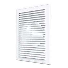 Ventilačná mriežka obdĺžniková 183x253 s prírubou D125 - Akvavent