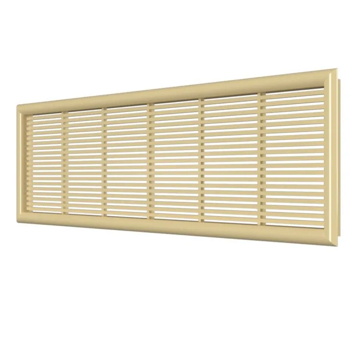 2307DP hnědá, Odnímatelná ventilační mřížka 227x67 hnědá