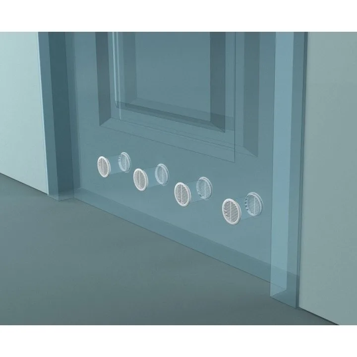 Kruhová ventilační mřížka 50 5 hnědá 05DP 1/4 za výhodnou cenu - Akvavent