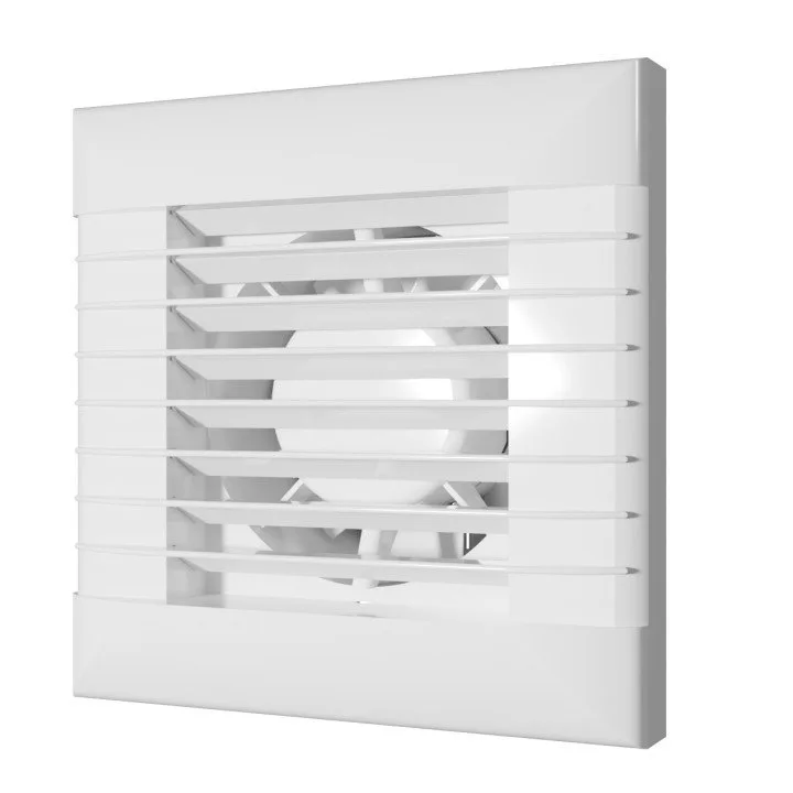 Quiet bathroom fan Euro 4A with 100 mm automatic shutter, affordable