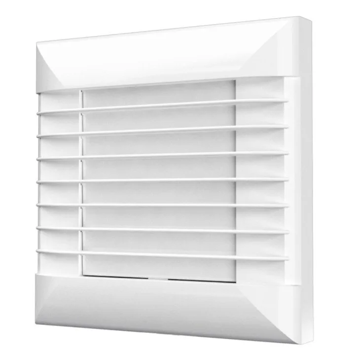 Tichý koupelnový ventilátor Euro 4A s automatickou klapkou 100 mm, výhodně