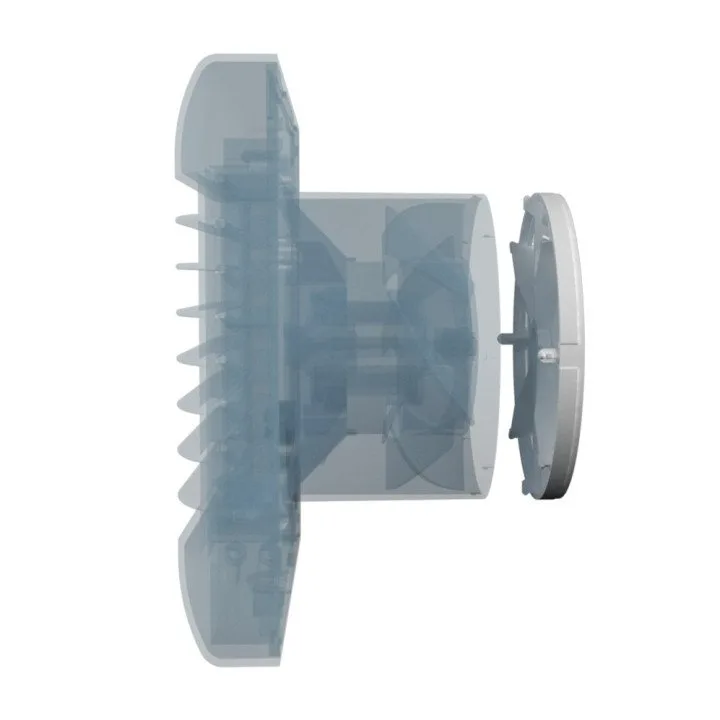 Quiet bathroom fan Euro 4A with 100 mm automatic shutter, affordable