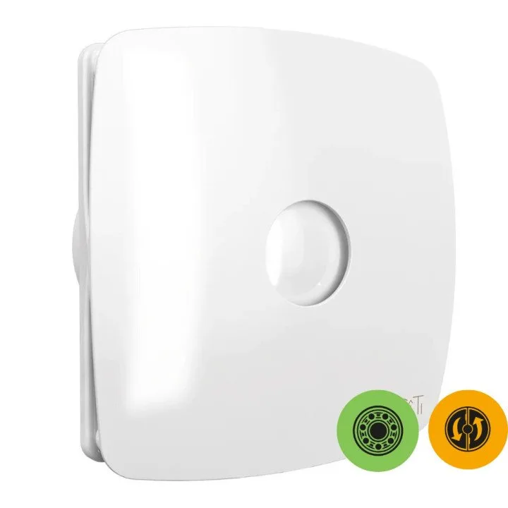 Tichý a výkonný ventilátor do kúpeľní a kuchýň fi 100 mm, RIO 4C