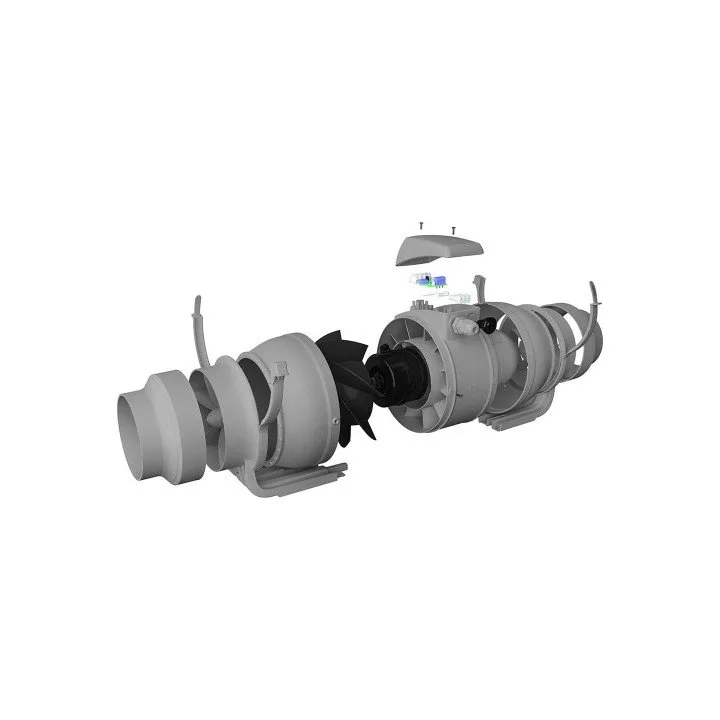 TYPHOON 100 2SP axális csőventilátor – 2 sebesség, IP44