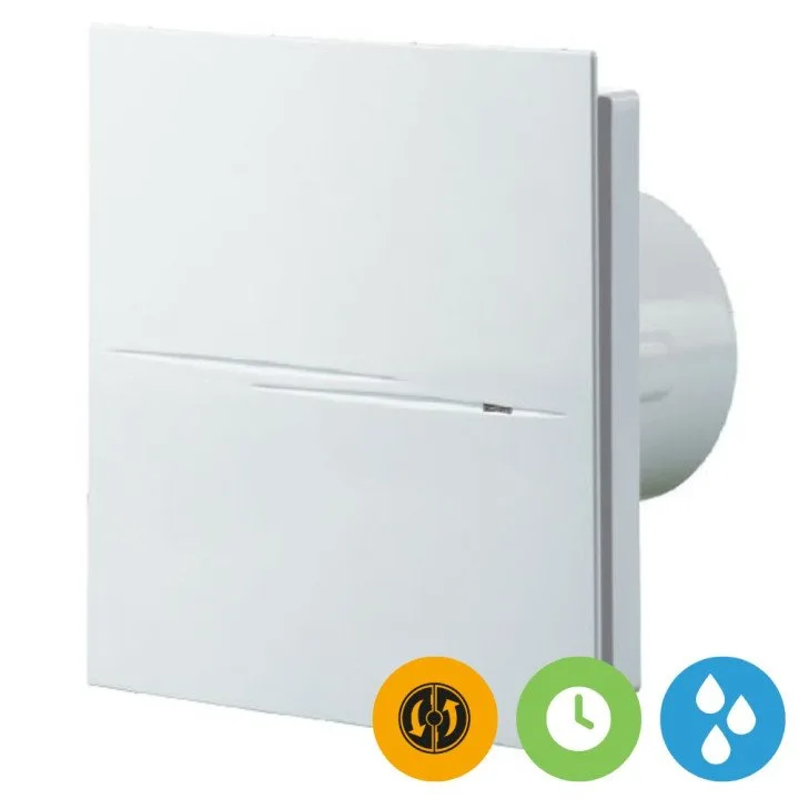 Tichý a energeticky úsporný kúpeľňový ventilátor SIKU Quiet-Q-Style TH
