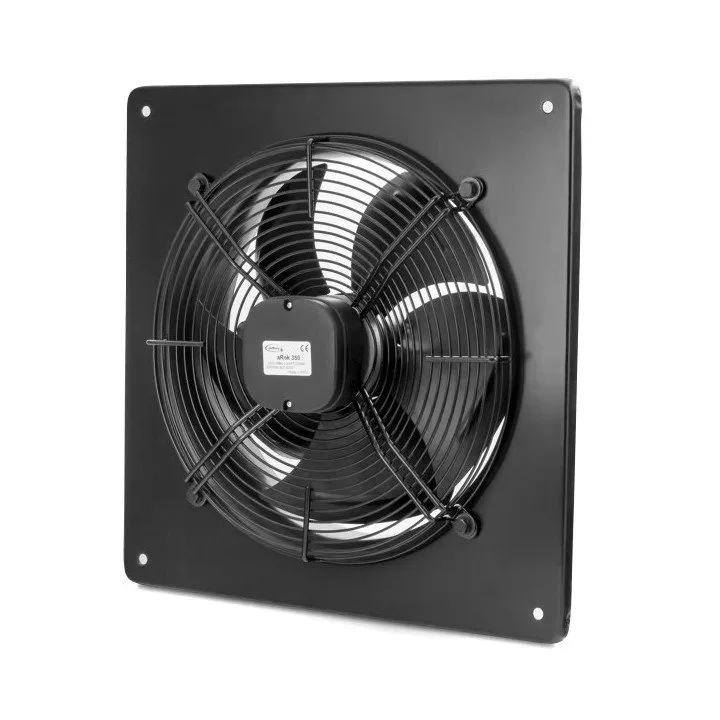 Magas teljesítményű ipari fali axiális ventilátor 350 mm