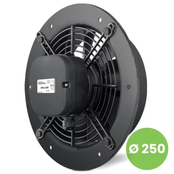 Ipari ventilátor szellőztetéshez 250 mm, aRos 250
