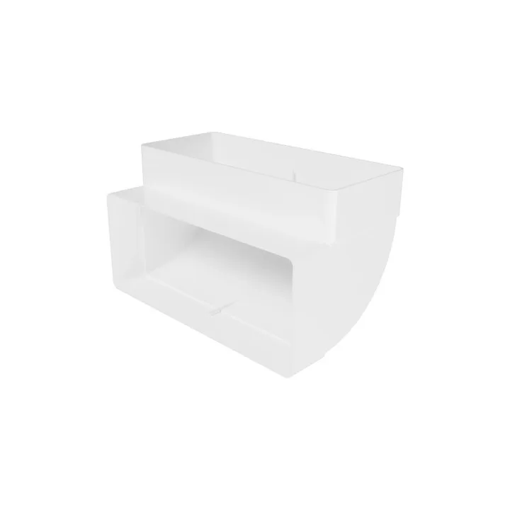 Zvislé koleno 90° pre obdĺžnikovú rúru 220x90mm | 922KVP