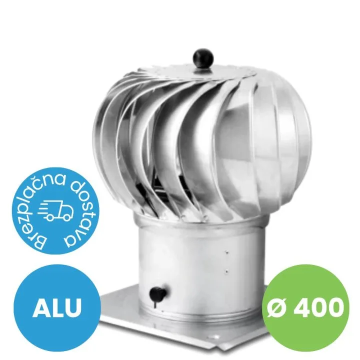 Forgó kéményfedél fi 400 alumínium | Kéményfedél