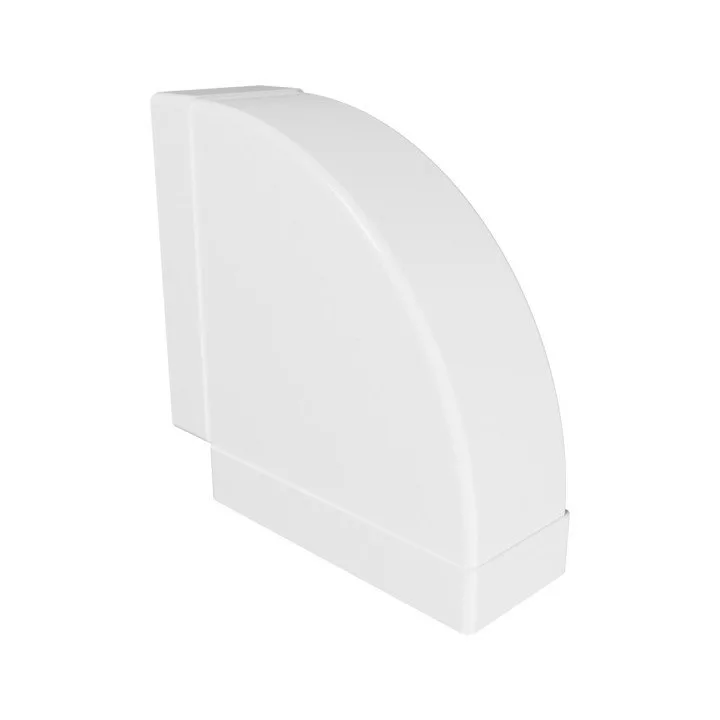Horizontální koleno 90° pro obdélníkový kanál 220x90mm, 922KGP