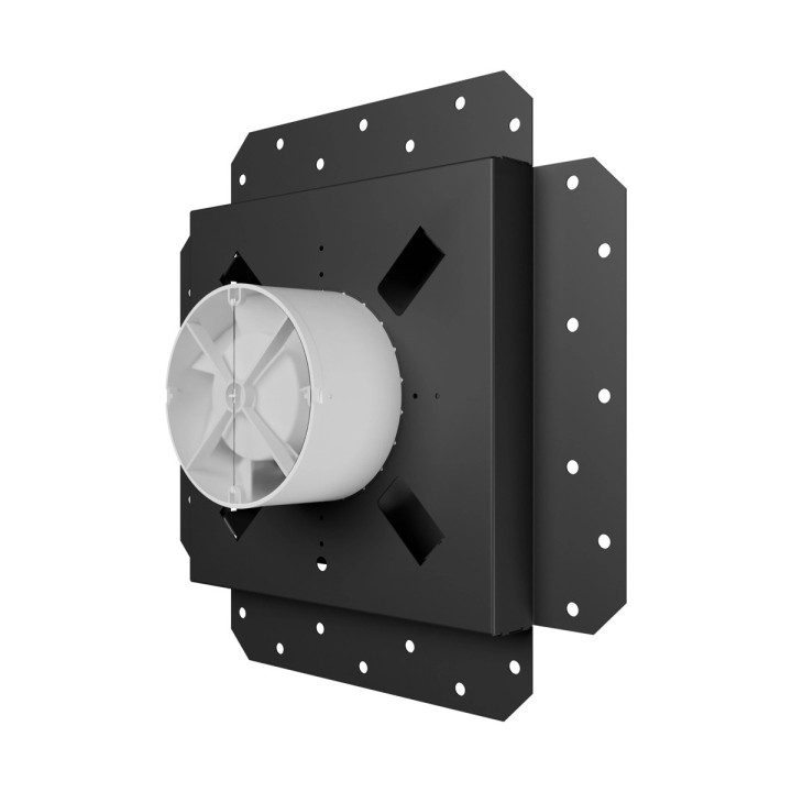 Terrific 4c matná čierna – skrytý kúpeľňový ventilátor