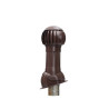 RRTV+S 160 Brown - complete roof ventilation outlet kit for 125 mm