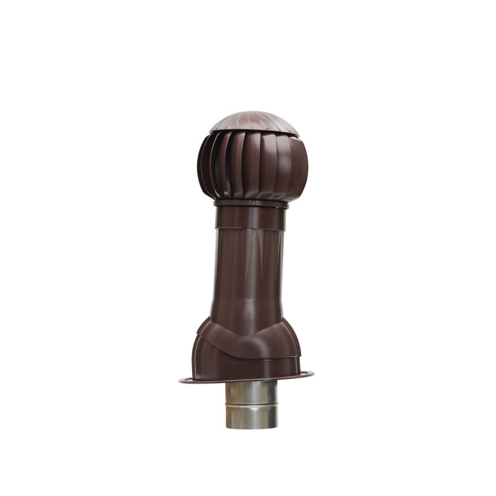 RRTV+S 160 Brown - roof ventilation kit 125 mm