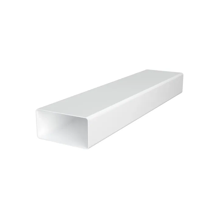 Téglalap alakú szellőzőcső és páraelszívó 120x60mm és 1m hosszú