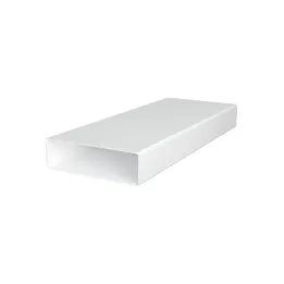 Négyzetes szellőzőcső és elszívó 204x60mm és 0,5m hosszú