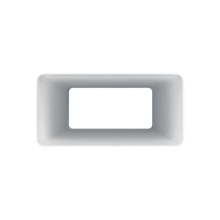 Rectangular duct for ventilation and hoods 220x90mm and length 0.5m