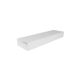 Obdĺžniková rúrka na vetranie a digestory 220x90mm a dĺžky 1m