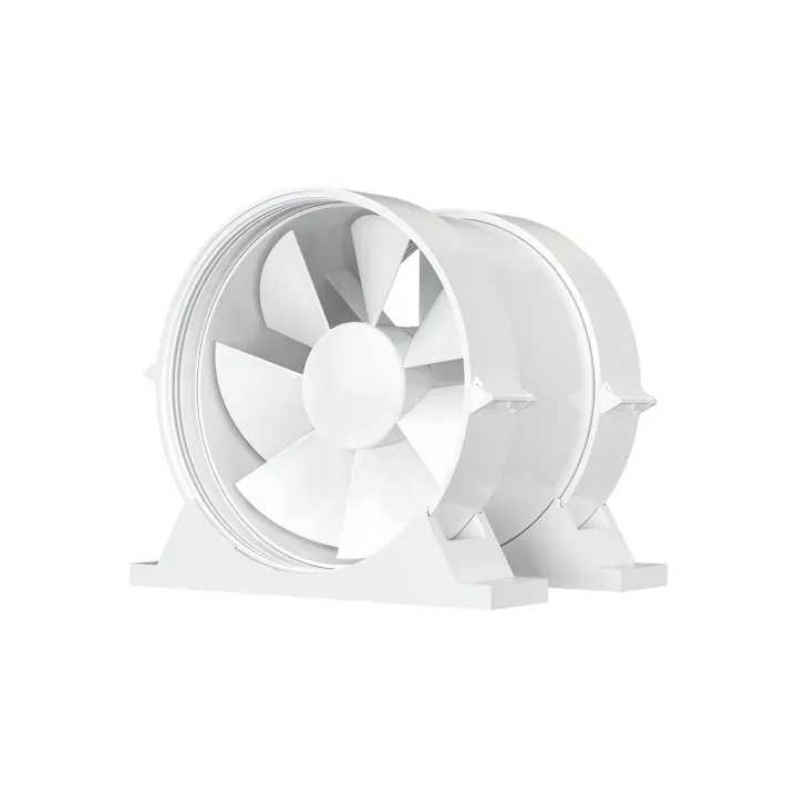 PRO 6, kanálový axiálny ventilátor na prívod a odvod vzduchu s montážnym kitom BB D160