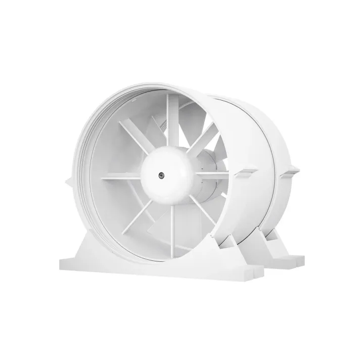 PRO 6, kanálový axiálny ventilátor na prívod a odvod vzduchu s montážnym kitom BB D160