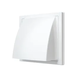 Větrací mřížka s klapkou 150x150 a s přírubou D100 - Akvavent