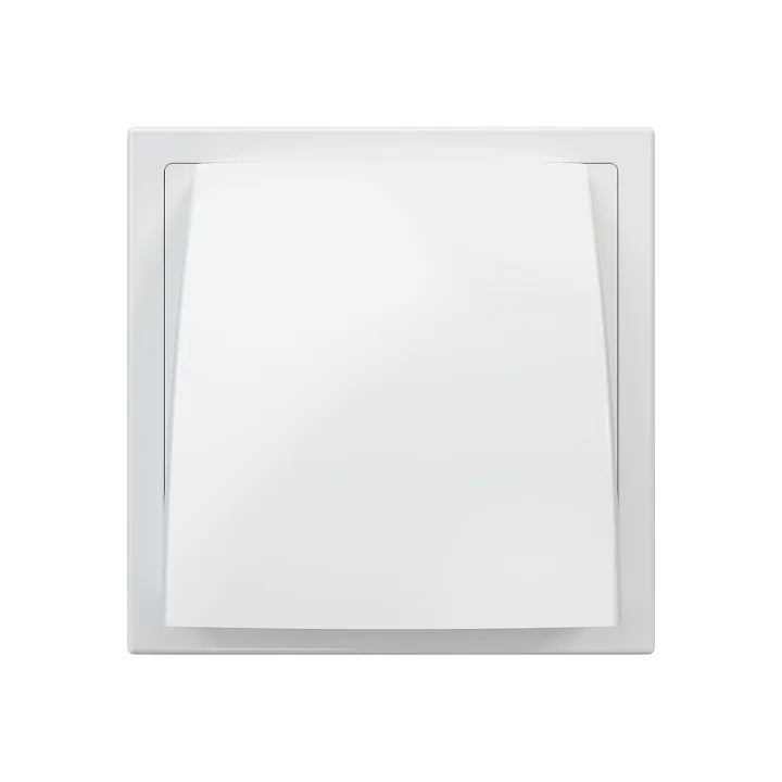 Szellőző rács szeleppel 150x150 és D125 átmérőjű előtétlappal - Akvavent