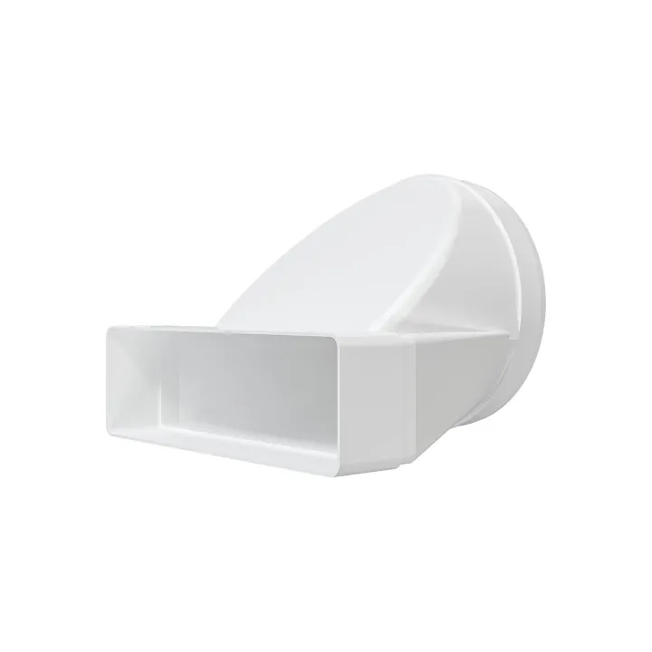 Eccentric connector between rectangular duct 60x204 and round duct D160