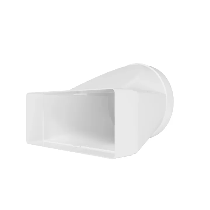 Excentrický spojovací prvek mezi obdélníkovým potrubím 220x90 mm a D150 mm potrubím