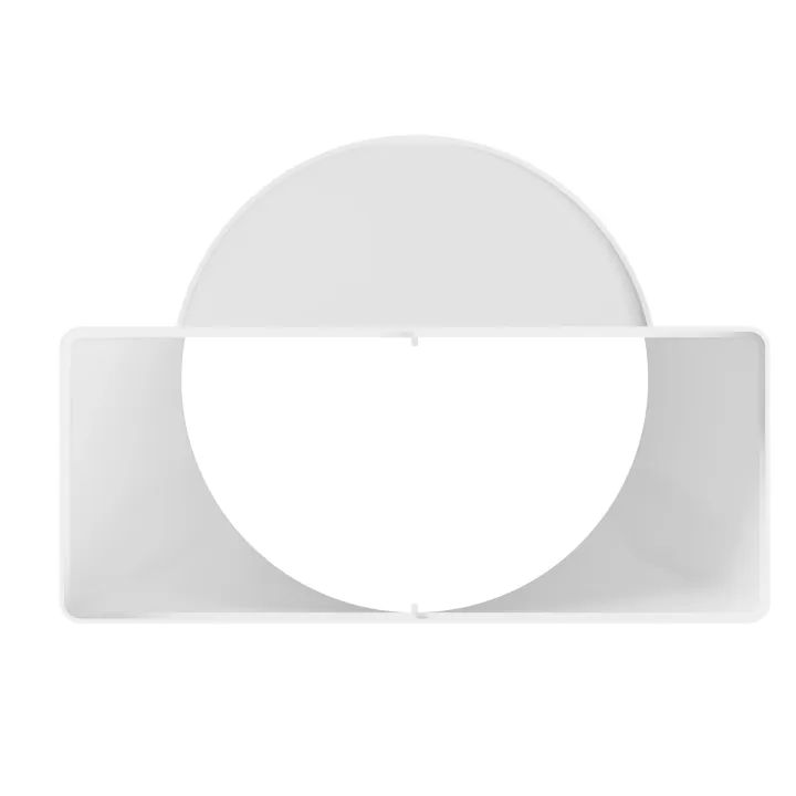 Excentrický spojovací prvek mezi obdélníkovým potrubím 220x90 mm a D150 mm potrubím